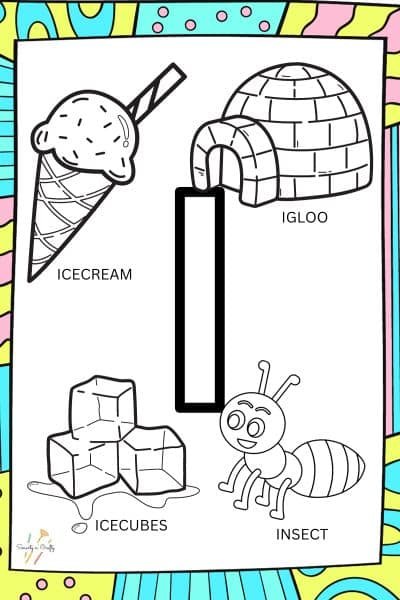 Letter I Preschool Worksheets