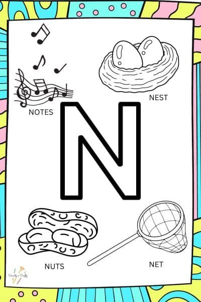 Letter N Preschool Worksheets