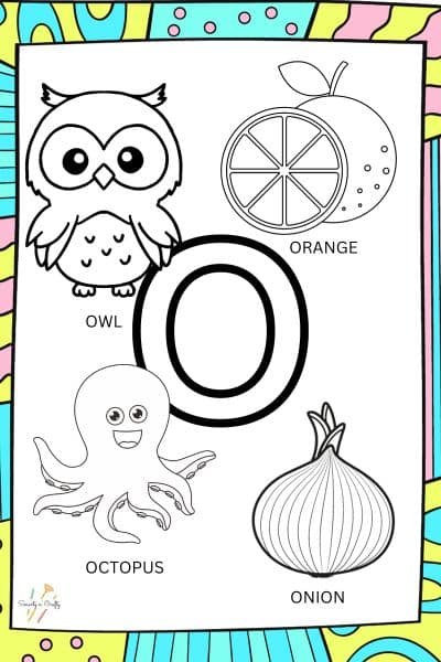 Letter O Preschool Worksheets