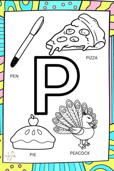 Letter P Preschool Worksheets