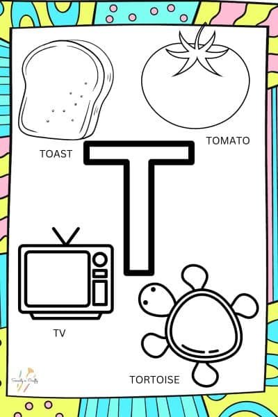 Letter T Preschool Worksheets