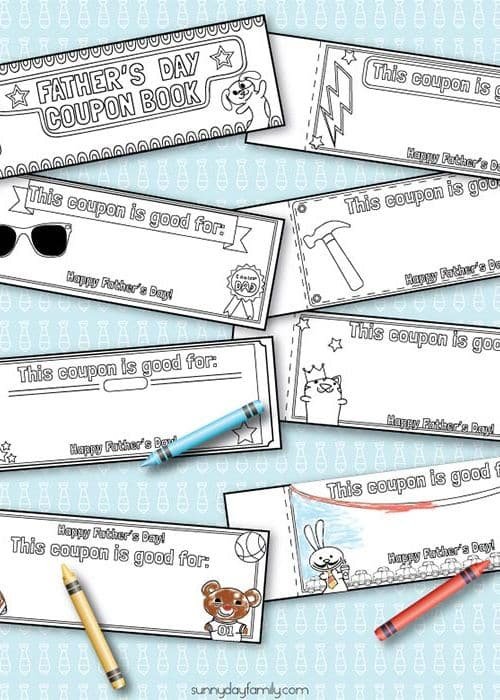 Dad's Coupon Book