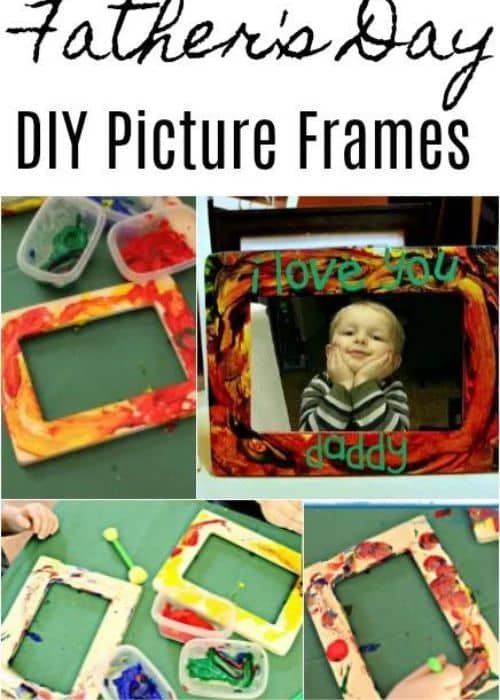 DIY Fathers day photoframe