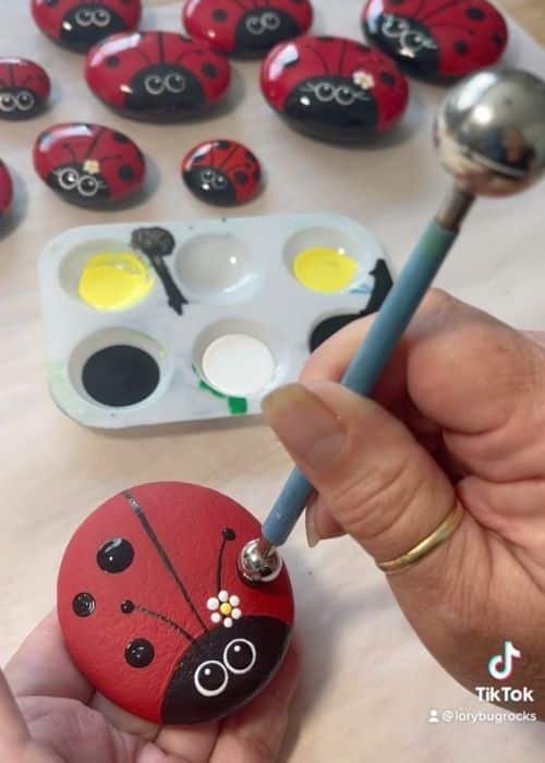 Pebble Ladybugs