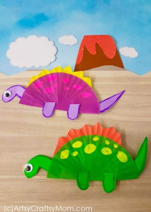 Cupcake Liner Dinosaurs