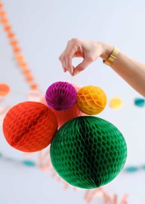 Honeycomb Tissue Paper Craft