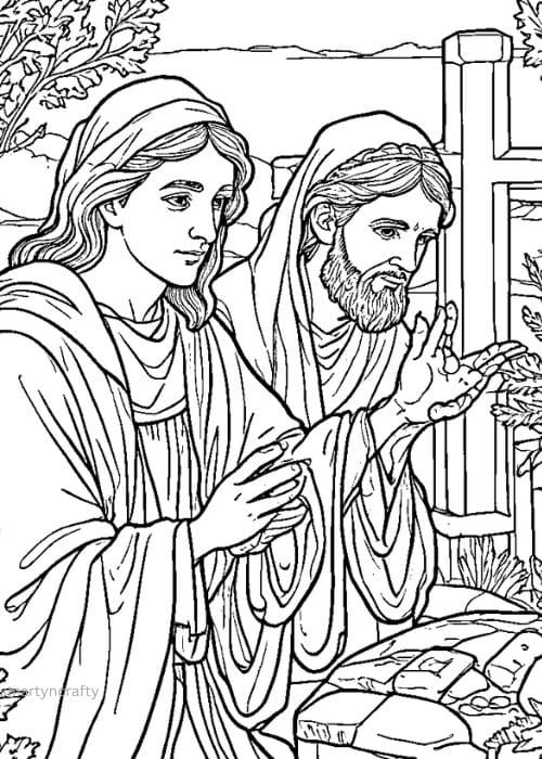 lent coloring pages