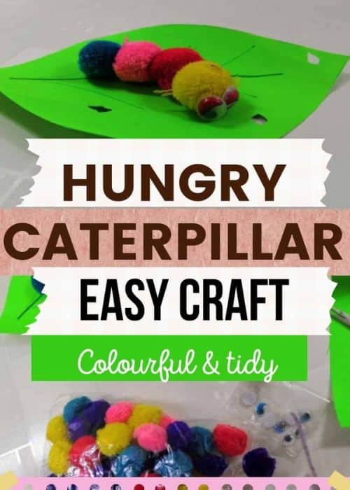 caterpillar pom-pom