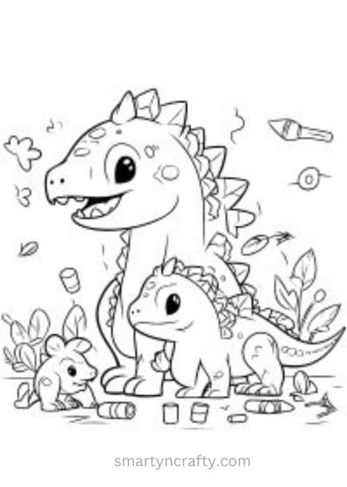 dinoasur coloring pages