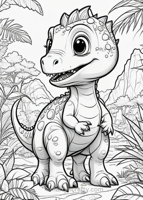 dinoasur coloring pages