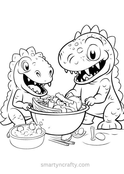 dinoasur coloring pages