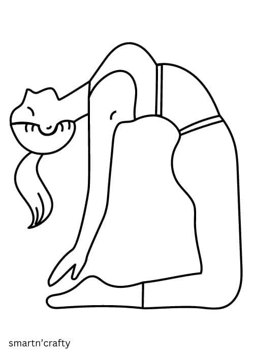 fitness and exercise coloring pages