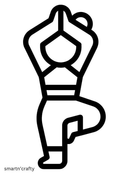 fitness and exercise coloring pages