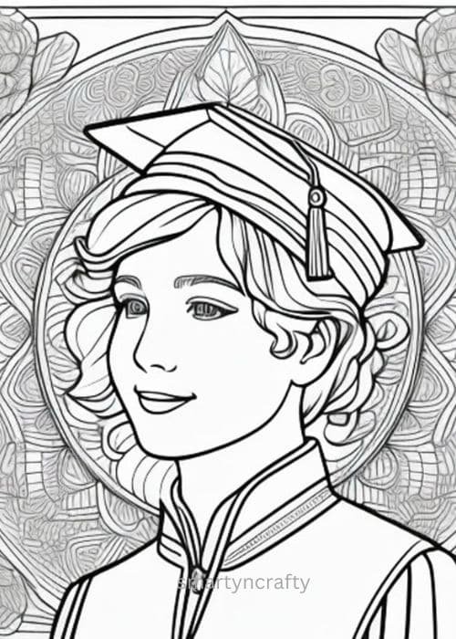 graduation day coloring pages