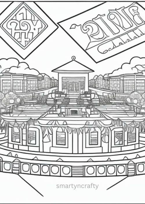 graduation day coloring pages