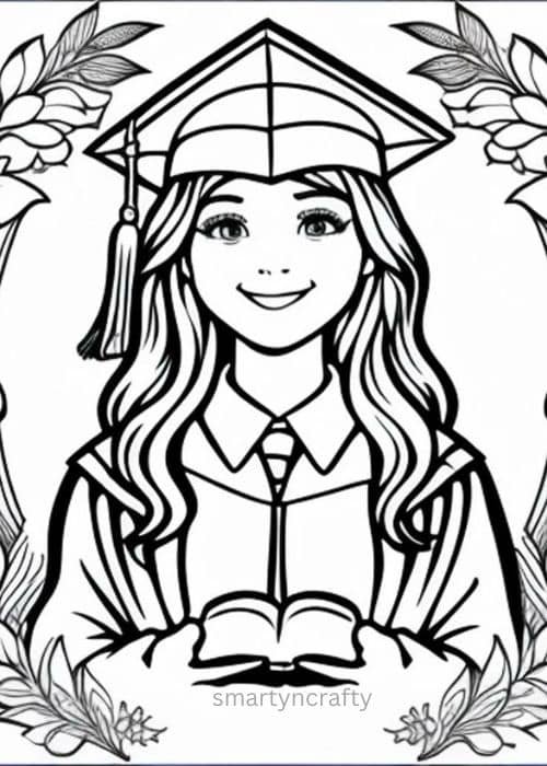 graduation day coloring pages