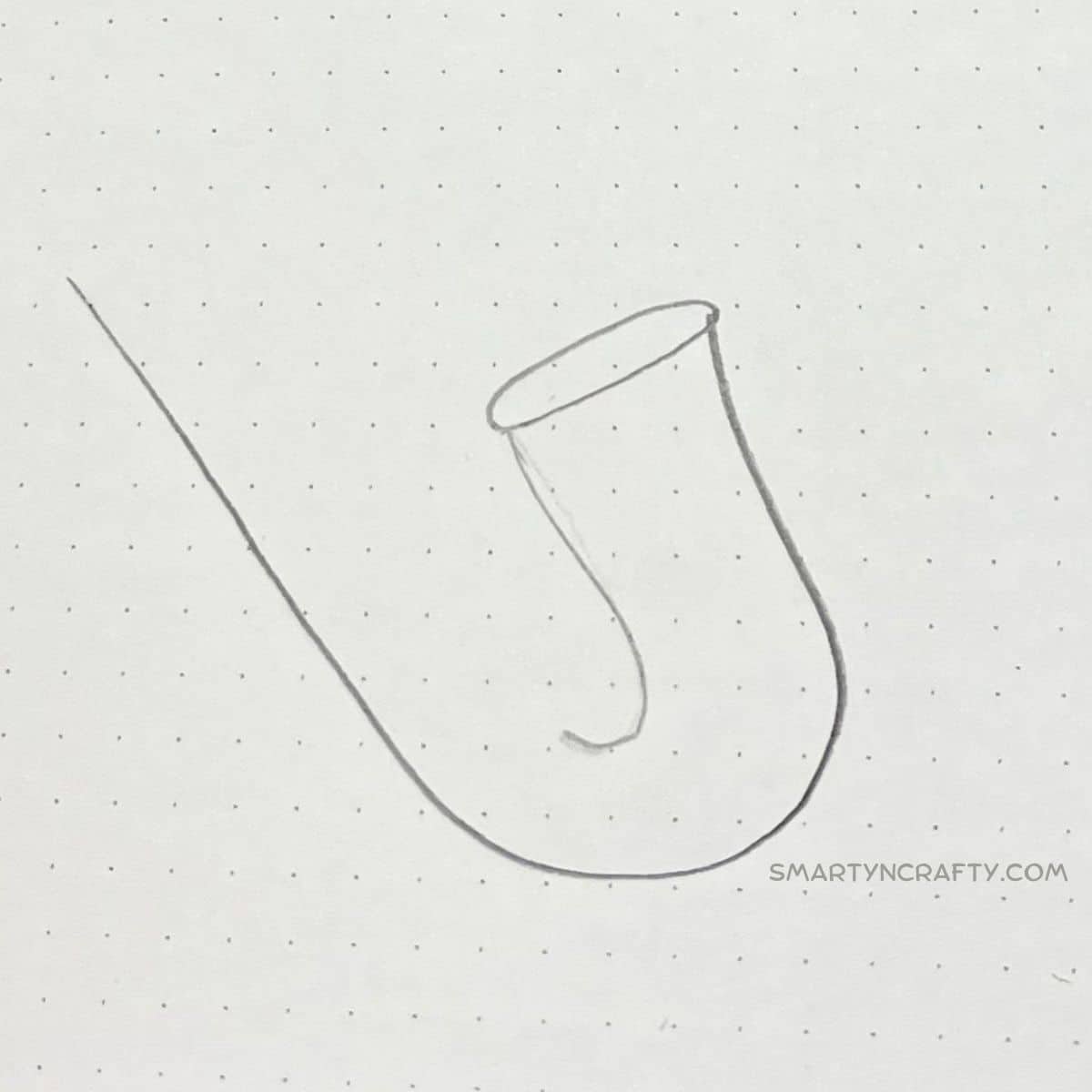 how to draw a saxophone
