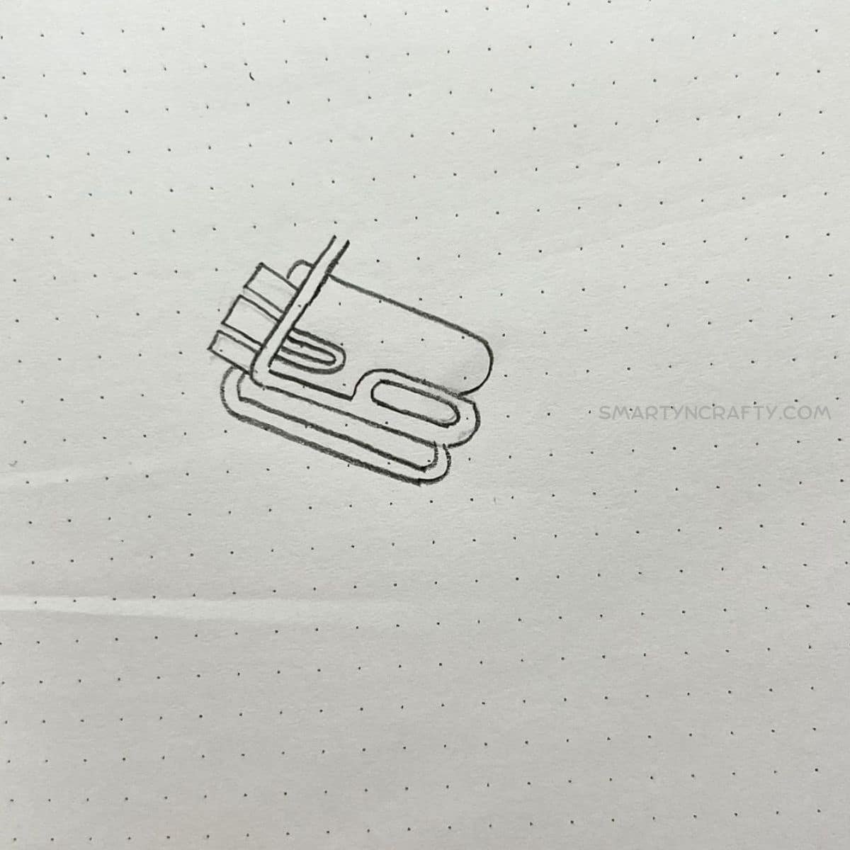 how to draw a tuba