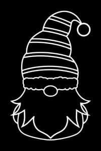 christmas gnome coloring pages