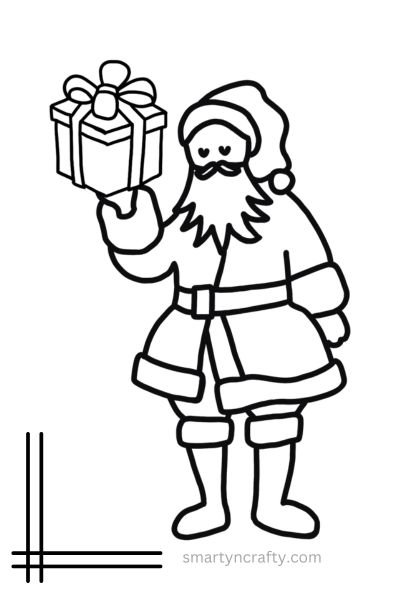 Christmas Gnome coloring pages