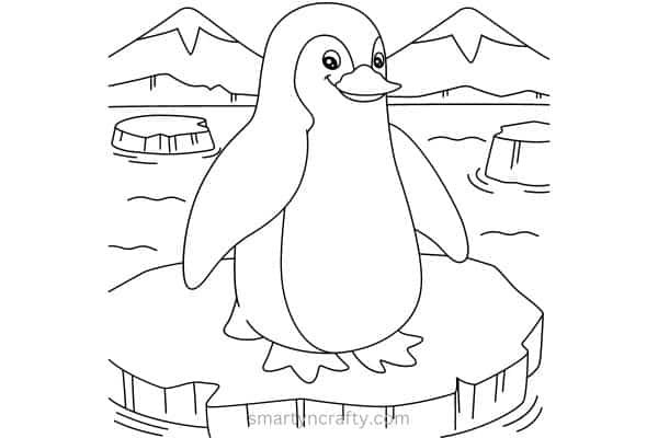 arctic animals coloring pages 