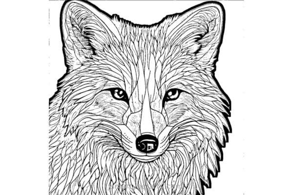 arctic animals coloring pages 