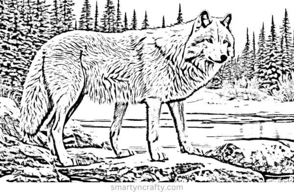 arctic animals coloring pages 
