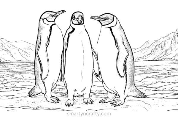 arctic animals coloring pages 