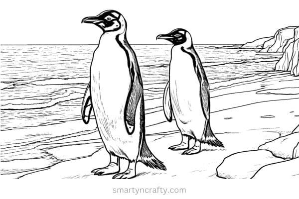 arctic animals coloring pages 