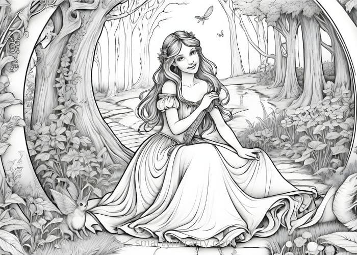 fairy tales coloring pages