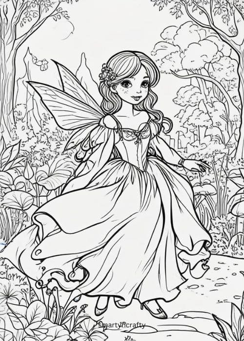 fairy tales coloring pages