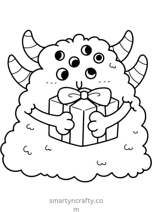 cute monster coloring pages
