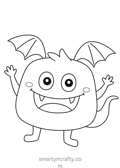 cute monster coloring pages