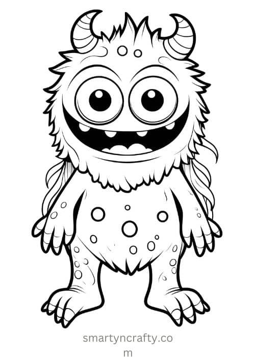 cute monster coloring pages