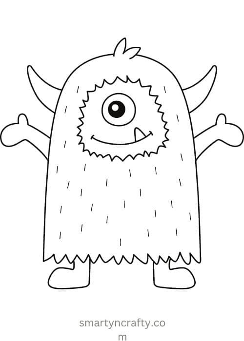 cute monster coloring pages