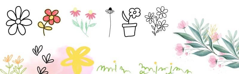 Flower doodles