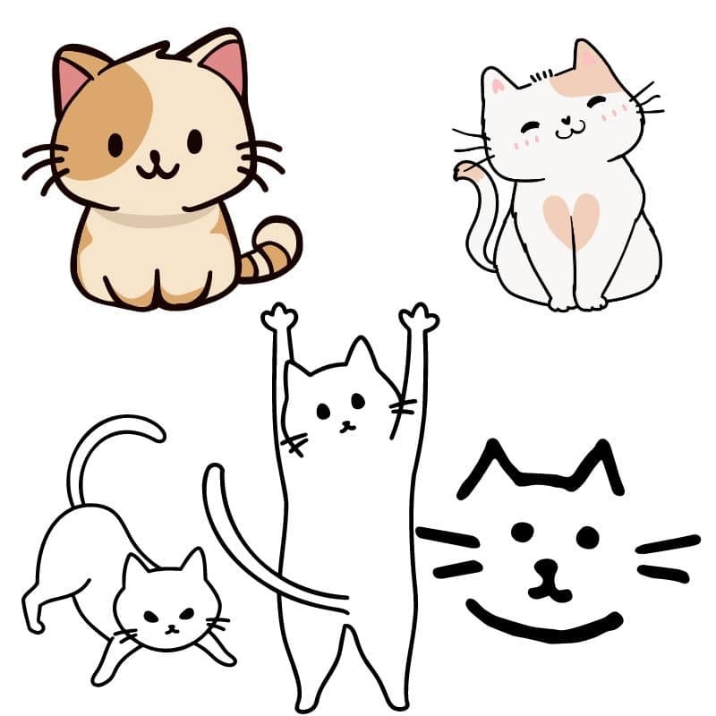 cat doodles