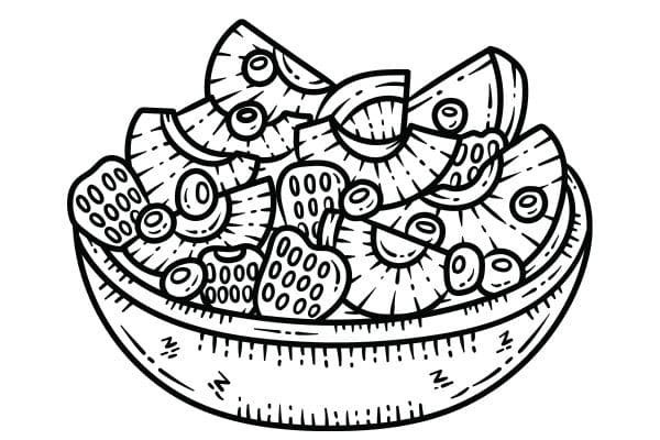 fruit basket coloring pages