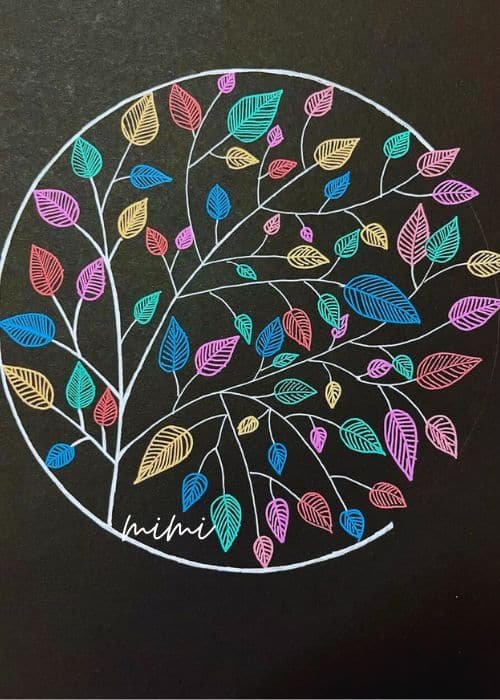 gelly roll pen drawing ideas