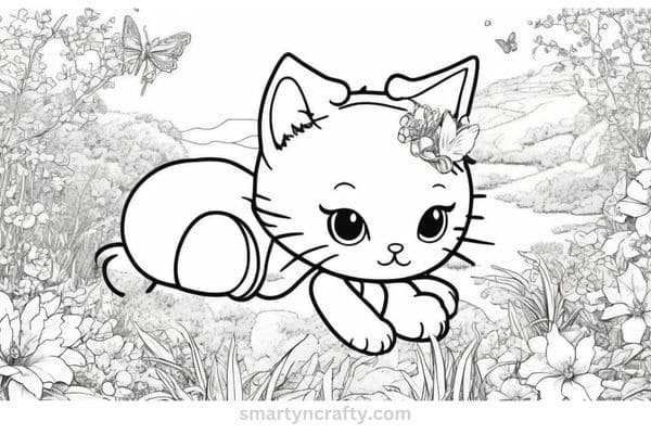 hello kitty coloring pages