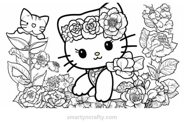 hello kitty coloring pages