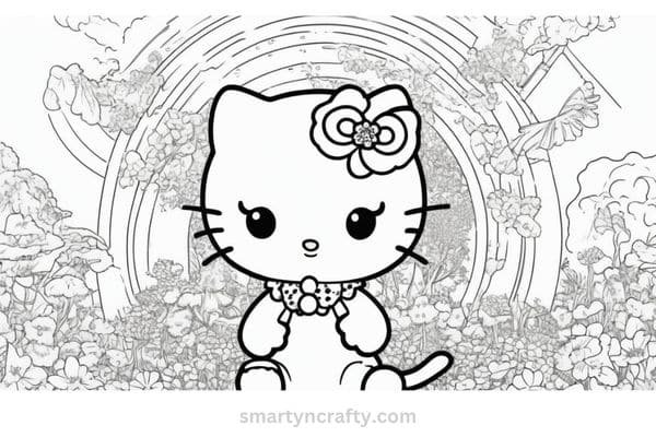 hello kitty coloring pages