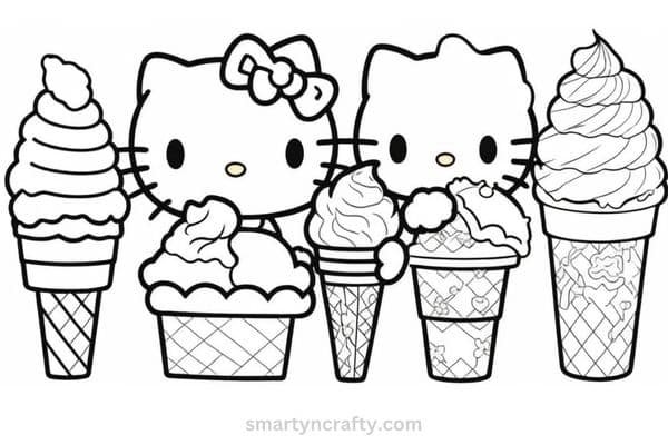 hello kitty coloring pages