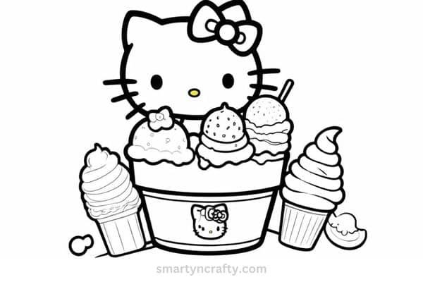 hello kitty coloring pages