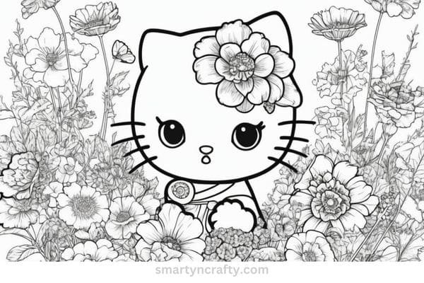 hello kitty coloring pages
