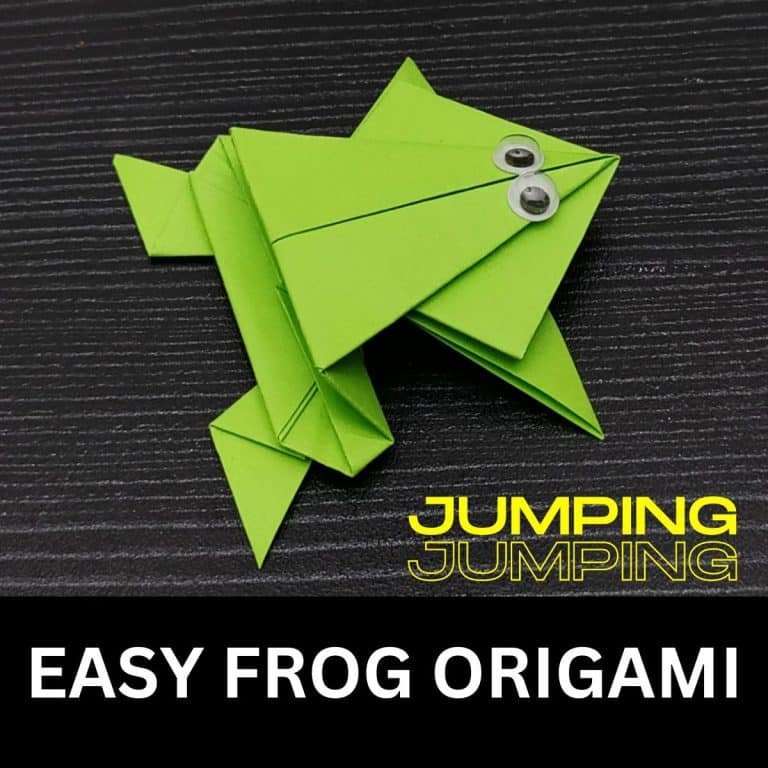 jumping frog origami