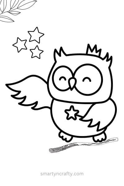 owl coloring pages