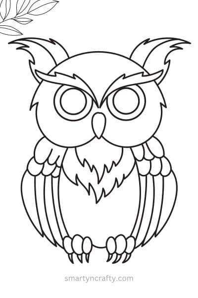 owl coloring pages
