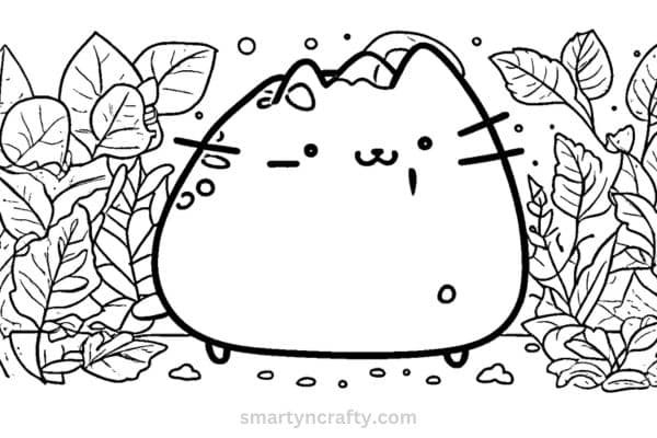 pusheen coloring pages