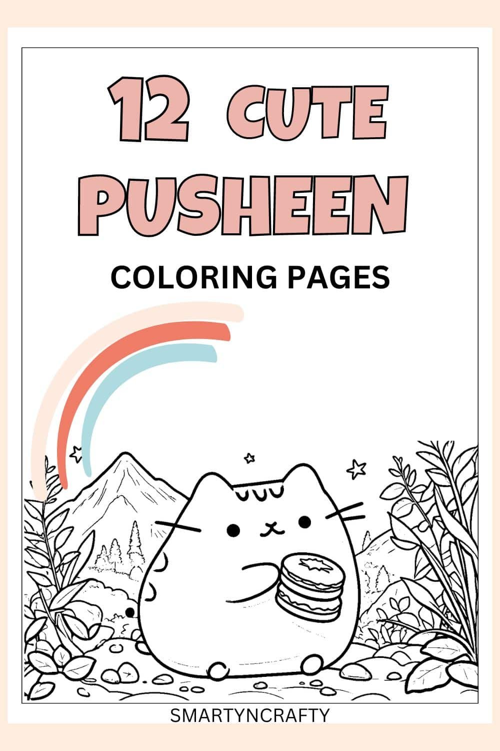 pusheen coloring pages